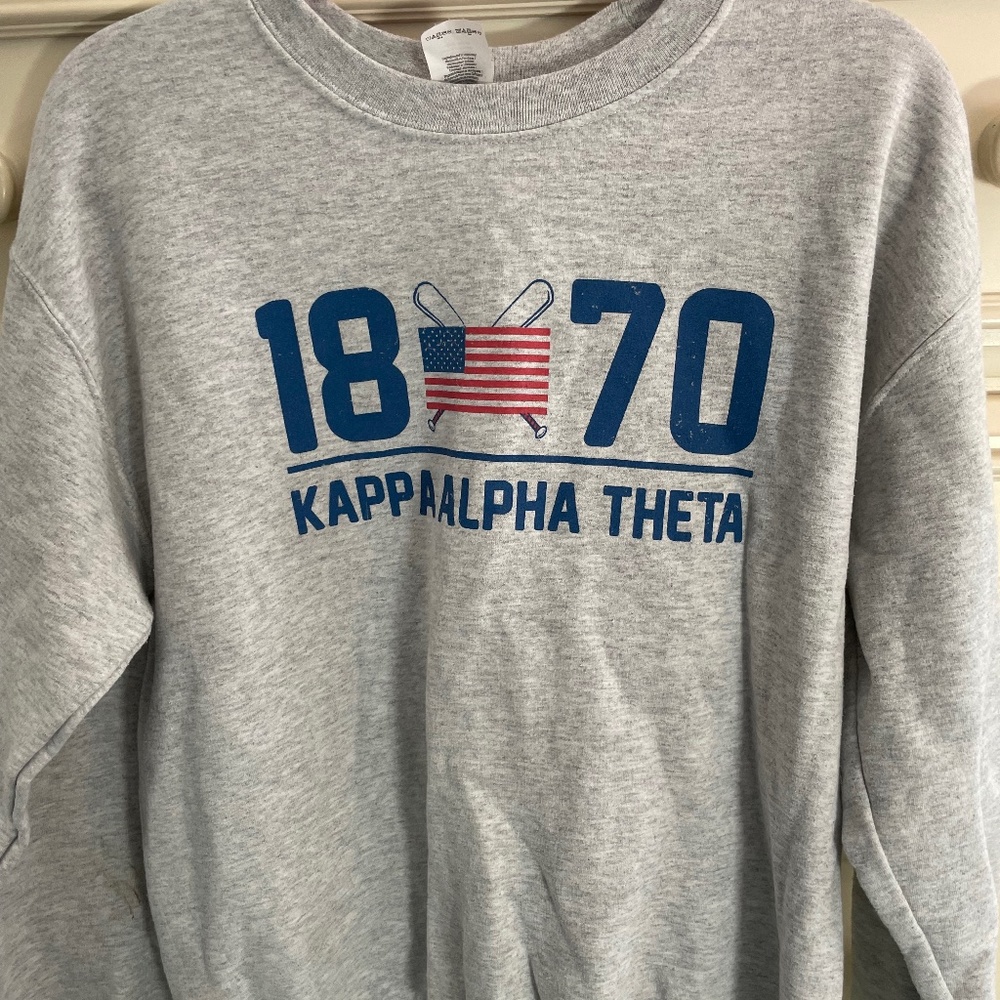 Kappa Alpha Theta Baseball Philanthropy Sweatshirt